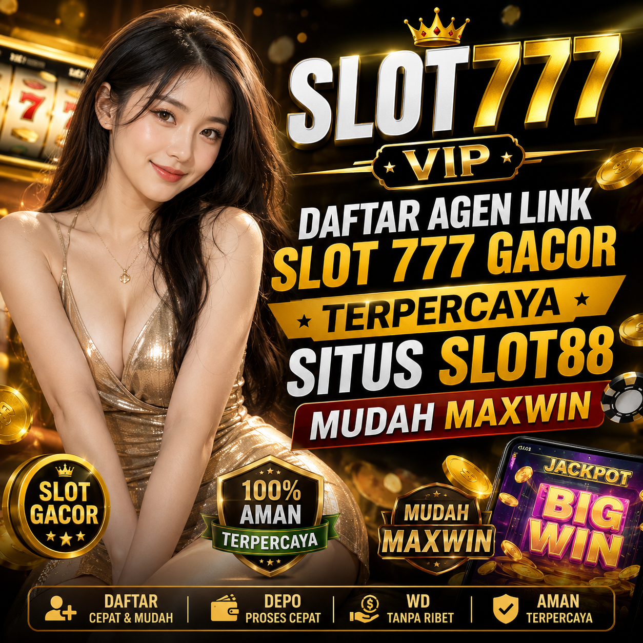 SLOT777 VIP - Agen Slot 777 Gacor Anti Rungkat Link Daftar Situs Terpercaya Slot88